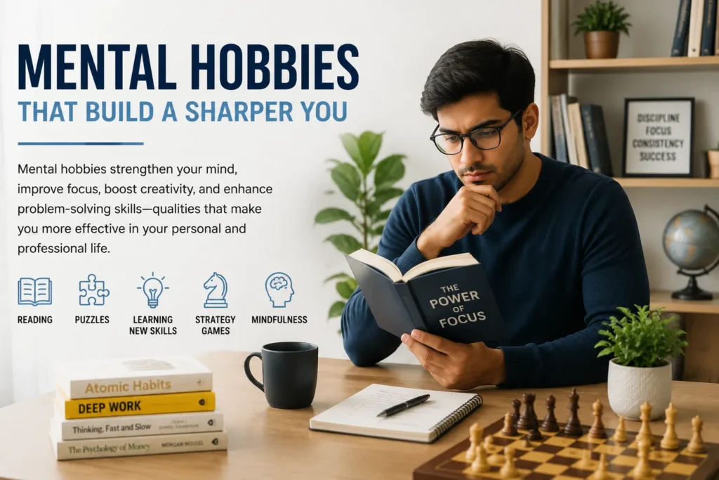Mental hobbies for hobbies to be mentioned on resume – 135 examples featuring reading, puzzles, learning new skills, strategy games, and mindfulness to demonstrate focus, creativity, and problem-solving abilities.