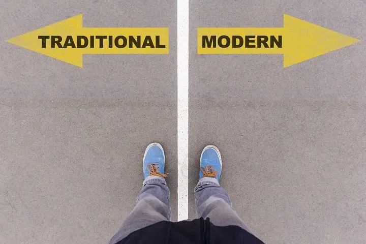 Modern vs Traditional