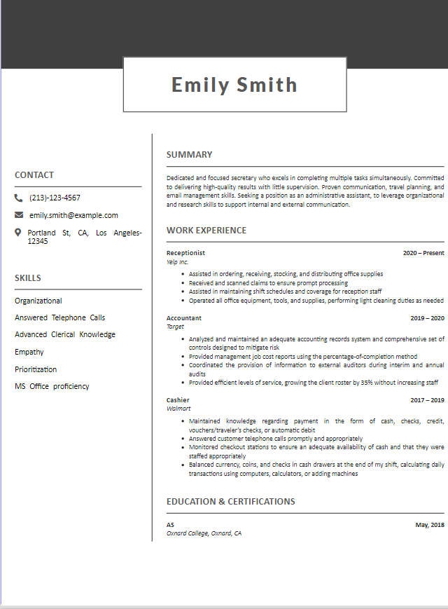 resume templates