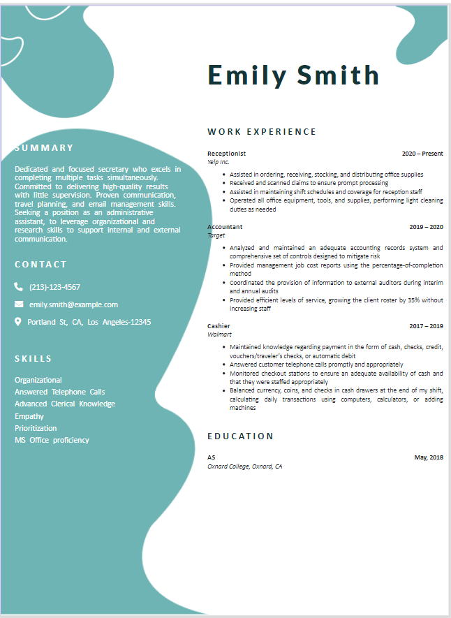 download free resume templates for word