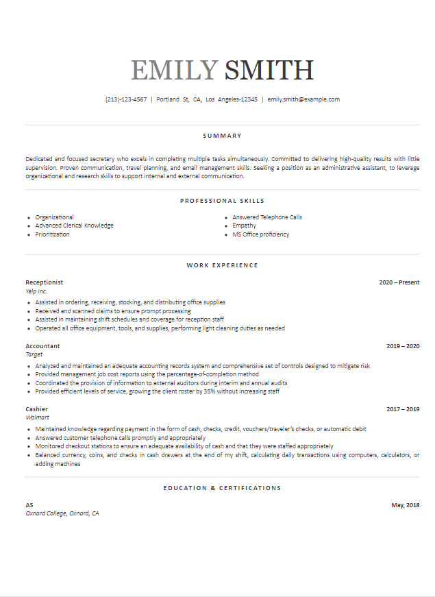 Resume Templates