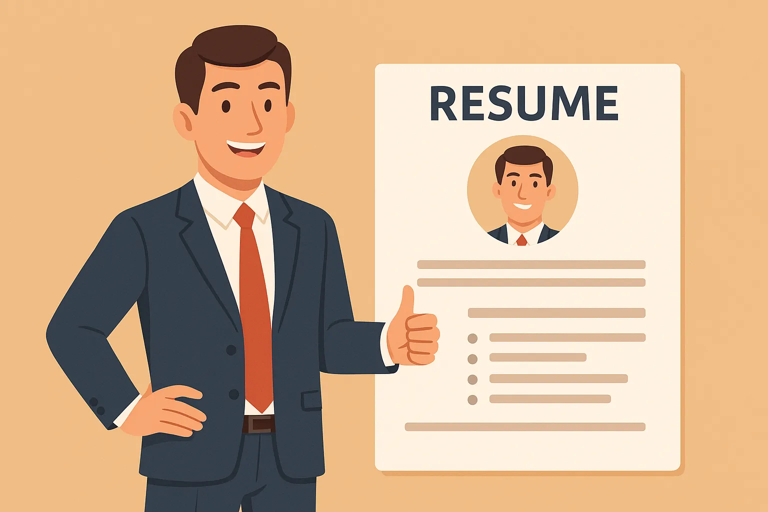 Featured image for article on sales resume examples