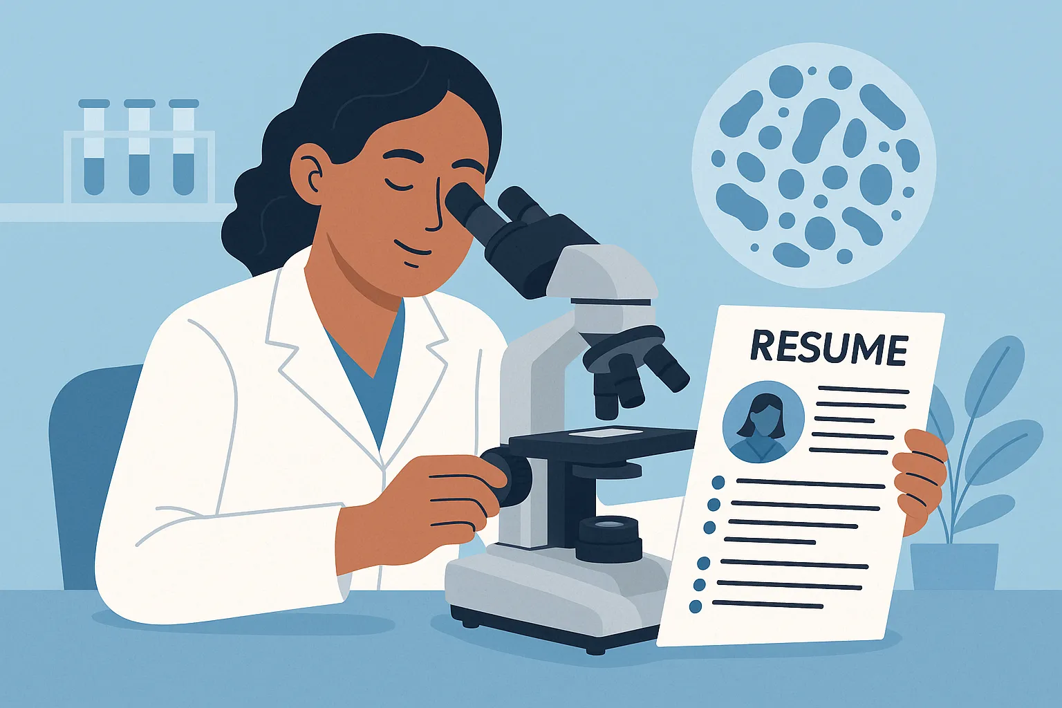 featured image for article on cytotechnologist resume