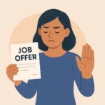 Image showing a person not happy with job offer.