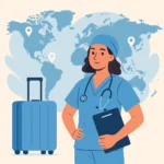 Featured Image for article on Travel Nurse as a New Grad
