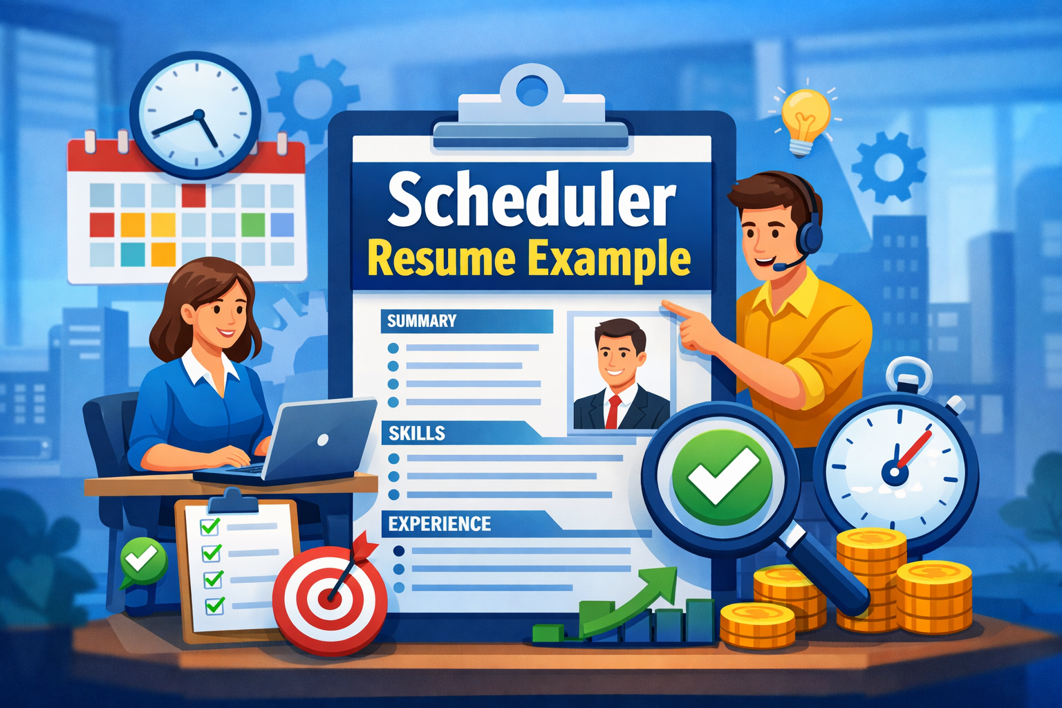 Scheduler Resume Examples