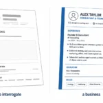 How To Include Self Employment On Resume showing the difference between leaving self-employment as an unexplained resume gap and presenting it as professional business experience with achievements, clients, and measurable results.