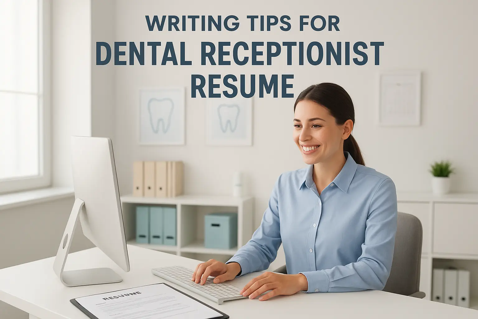 dentist receptionist resume